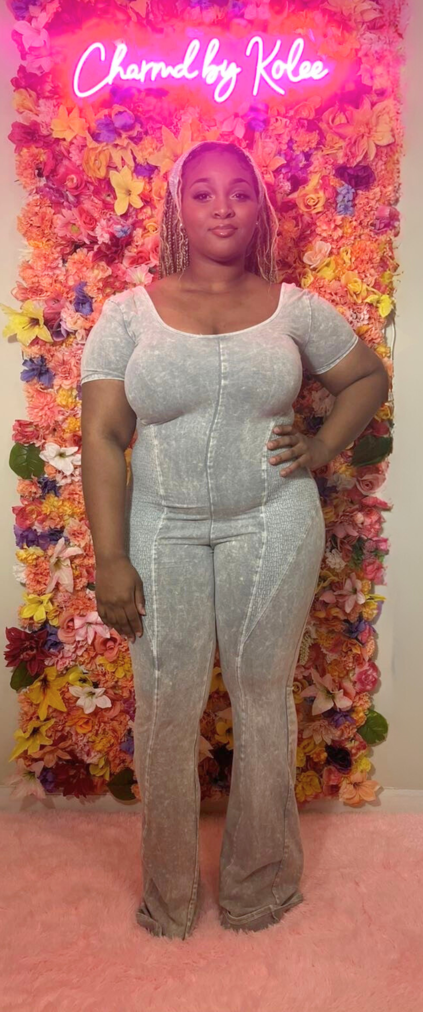 Grey Jumper w/ Headband